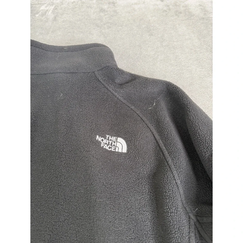 The North Face Full Zip Fleece Jacket Men's Size Large Black Outdoor